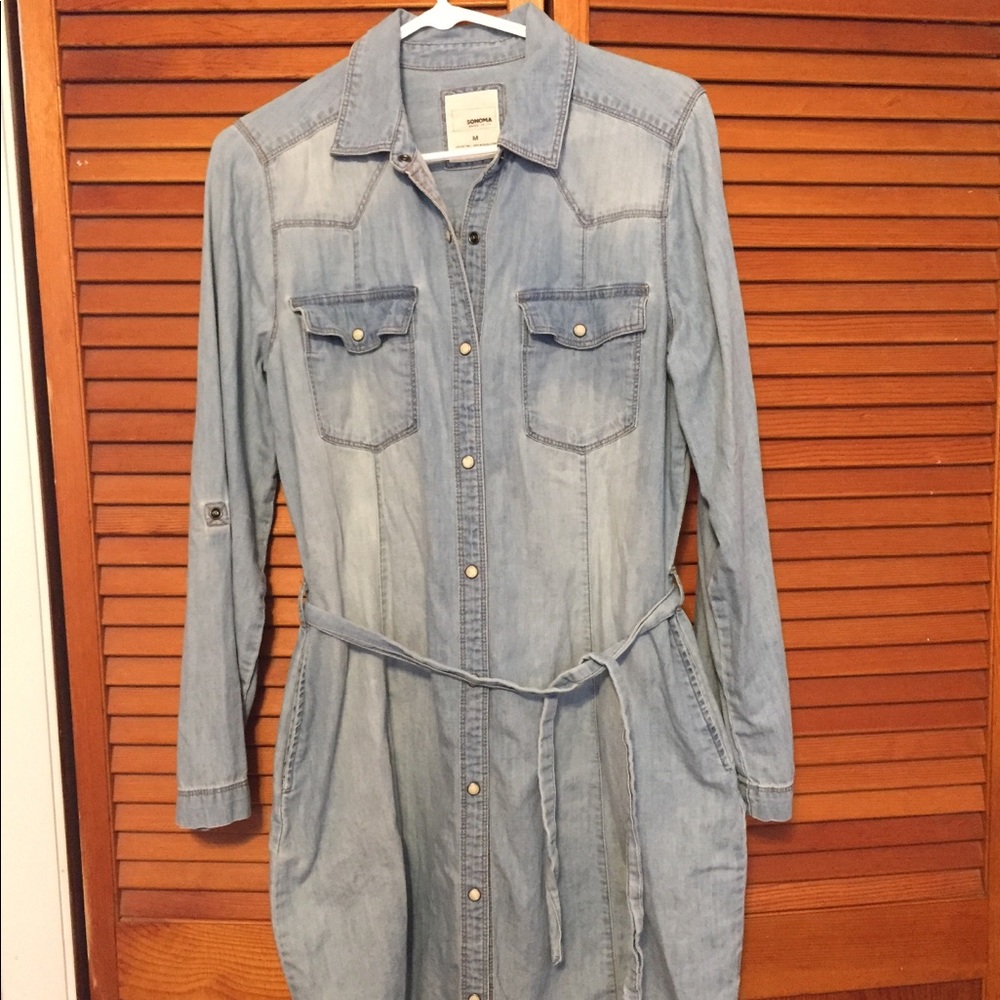 Denim dress